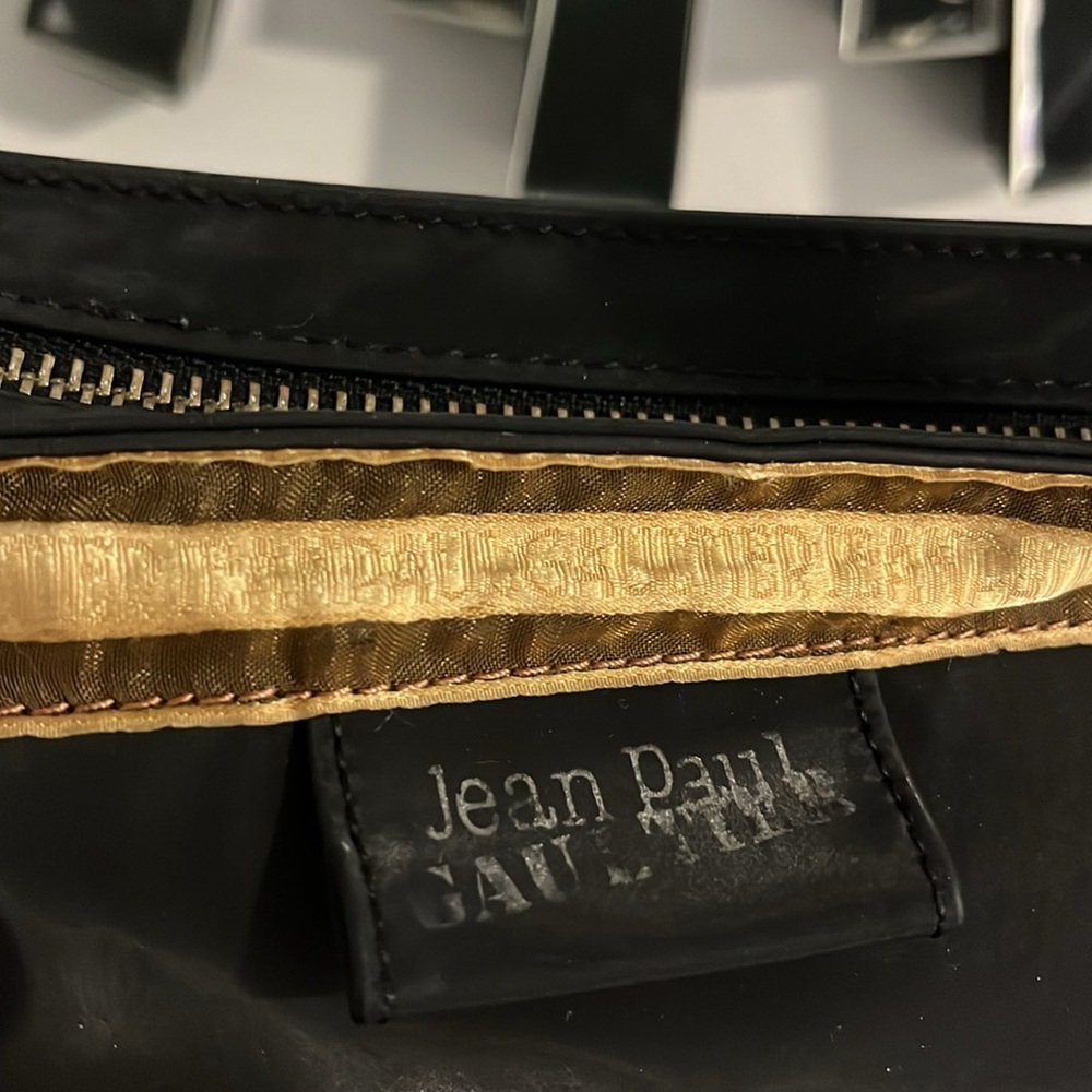 Vintage Jean Paul Gaultier Nylon Tote Bag and Matching Pouch - Picture 3 of 10